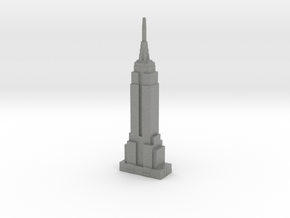Empire State Building - New York (3 inch) in Gray PA12