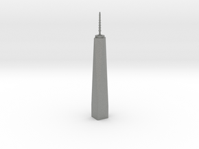 One World Trade Center - New York (1:4000) in Gray PA12