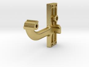 Signal Semaphore Arm (Short) no bolts 1:19 scale in Natural Brass
