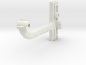 Signal Semaphore Arm (Long) no bolts 1:19 scale in White Natural Versatile Plastic