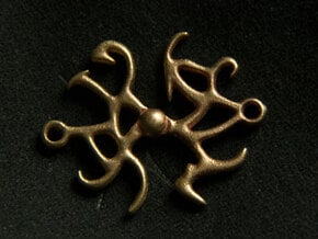 tlj Balance Pendant in Natural Brass