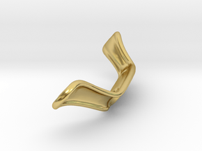 CLEAT 67 in Polished Brass