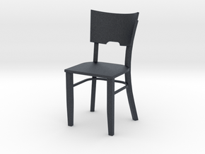 Miniature Chair fameg - Fameg in Black PA12: 1:12