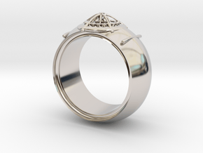 diamond hide ring  in Platinum