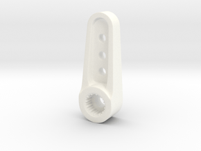 Servo Horn For Basher Rocksta 1/24 in White Processed Versatile Plastic