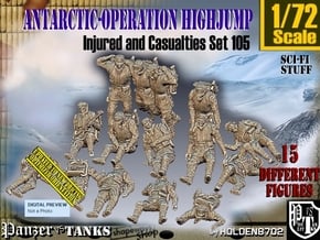 1/72 Antarctic Troops Set105 in Tan Fine Detail Plastic
