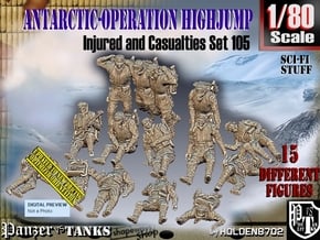 1/80 Antarctic Troops Set105 in Tan Fine Detail Plastic