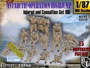 1/87 Antarctic Troops Set105 in Tan Fine Detail Plastic