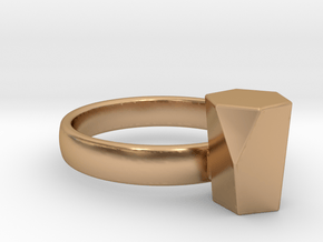 Scutoid Packing Ring  in Polished Bronze: 4 / 46.5