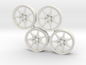 MST Enkei Racing S Changeable inserts in White Natural Versatile Plastic