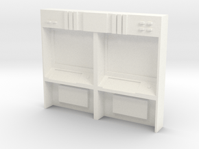 Small Command Station in White Processed Versatile Plastic