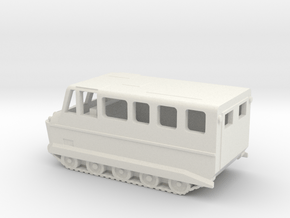 1/87 Scale M116 amphibious personnel carrier in White Natural Versatile Plastic