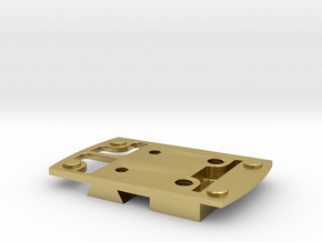 Tanfoglio Shield RMS Adapter in Natural Brass