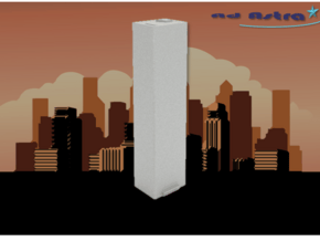 Seven World Trade Center - New York (1:4000) in White Natural Versatile Plastic