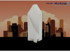 Fountain Place - Dallas (1:4000) in White Natural Versatile Plastic
