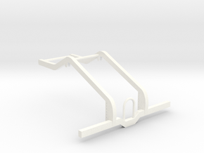 Rear chassis 1/12 frame only in White Processed Versatile Plastic