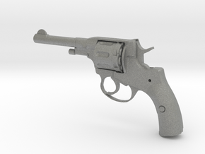 1/3 Scale Nagant Pistol  in Gray PA12