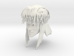 Jareth head 1 in White Natural Versatile Plastic