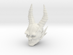 mythic demon head 1 in White Natural Versatile Plastic