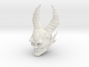 mythic demon head 2 in White Natural Versatile Plastic
