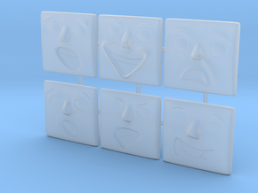 Normal Face Pack (6x) in Smoothest Fine Detail Plastic: 1:160 - N