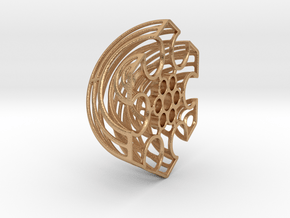 Wireframe Astrolabicon // Side B in Natural Bronze
