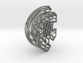 Wireframe Astrolabicon // Side B in Natural Silver