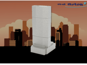 The MetLife Building - New York (1:4000) in White Natural Versatile Plastic