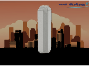 Bank of America Plaza - Dallas (1:4000) in White Natural Versatile Plastic