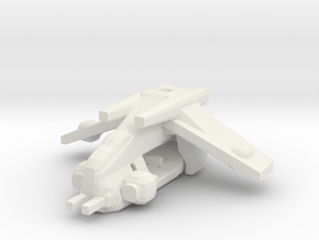 Republic LAAT Gunship in White Premium Versatile Plastic: Medium