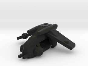 Republic LAAT Gunship in Black Premium Versatile Plastic: Medium