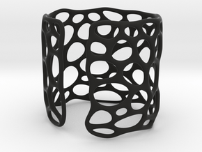 Lattice0104 Cuff Nylon 35 in Black Premium Versatile Plastic