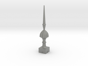 Signal Semaphore Finial (Victorian Spike)1:19scale in Gray PA12