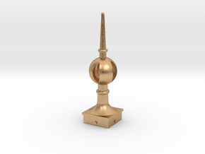Signal Semaphore Finial (Open Ball) 1:19 scale in Natural Bronze