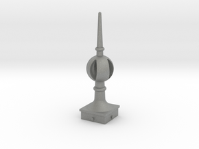 Signal Semaphore Finial (Open Ball) 1:19 scale in Gray PA12