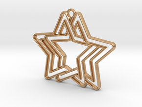Double stars intertwined in Natural Bronze