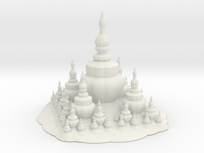 Pagoda in White Natural Versatile Plastic