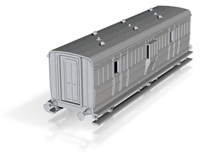 o-148fs-ecjs-6w-luggage-brake-coach in Tan Fine Detail Plastic