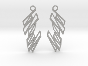 Zigzag earrings in Aluminum: Small