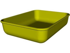 1/18 scale maintenance oil tray x 1 in Clear Ultra Fine Detail Plastic