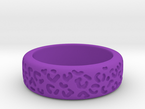 Leopard spot ring multiple sizes in Purple Processed Versatile Plastic: 5 / 49
