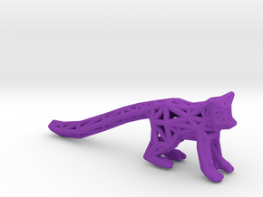 Ring Tailed Lemur in Purple Processed Versatile Plastic