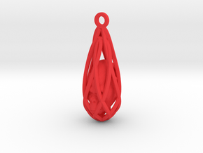 Gorilla Enneper Teardrop Earring in Red Processed Versatile Plastic