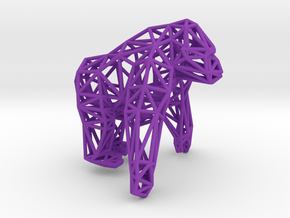 Mountain Gorilla in Purple Processed Versatile Plastic