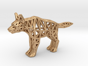 Striped Hyena (adult) in Natural Bronze