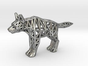 Striped Hyena (adult) in Natural Silver