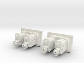 IFV .998 caliber cannons (2) in White Natural Versatile Plastic