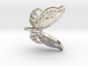 butterfly pendant in Platinum