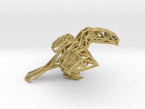 Toco Toucan in Natural Brass