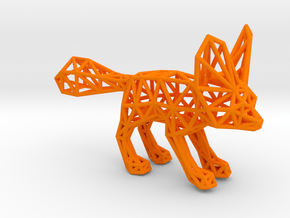 Fennec Fox (adult) in Orange Processed Versatile Plastic